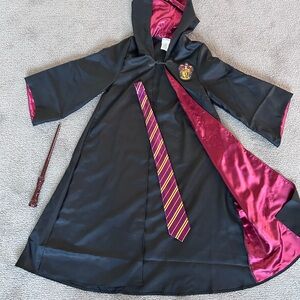 Kids Harry Potter Wizard Costume with Wand and Tie